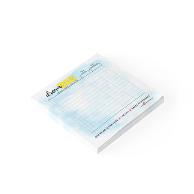 Dream Big - Word Count Sticky Note Pads (4 x 4)