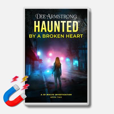 Acrylic Magnet - Haunted by a Broken Heart Cover Art