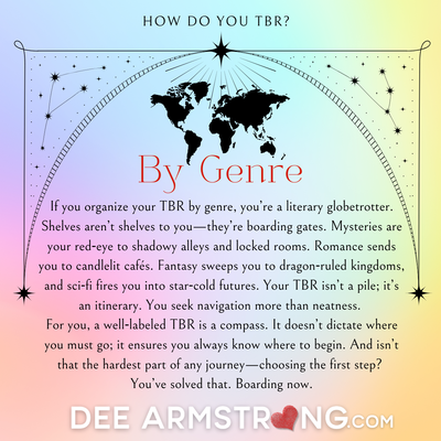 Text on a world map with a rainbow gradient background, featuring a quote by Dee Armstrong.