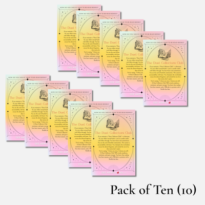 How do you TBR? - By Dust Collector Note Card